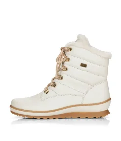 Remonte Cosy Off White Ankle Boots