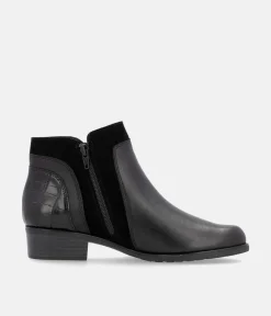 Remonte Dressy Black Ankle Boots