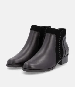 Remonte Dressy Black Ankle Boots