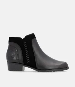 Remonte Dressy Black Ankle Boots