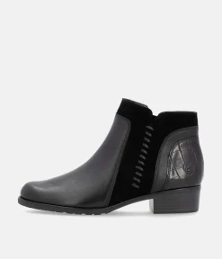 Remonte Dressy Black Ankle Boots