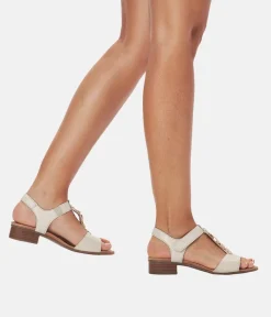 Remonte Dressy Cream T-Bar Sandals