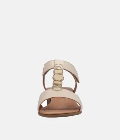 Remonte Dressy Cream T-Bar Sandals