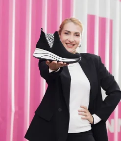 Remonte Dressy Zebra Wedge Trainers