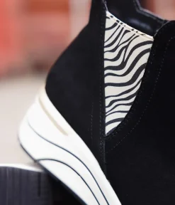 Remonte Dressy Zebra Wedge Trainers