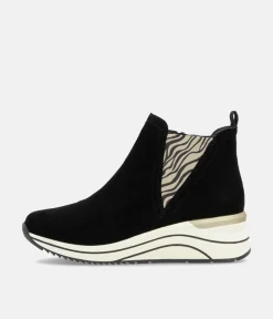 Remonte Dressy Zebra Wedge Trainers