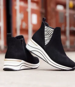 Remonte Dressy Zebra Wedge Trainers