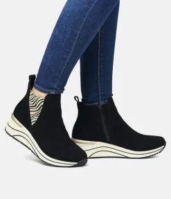 Remonte Dressy Zebra Wedge Trainers