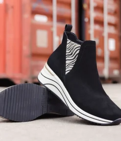 Remonte Dressy Zebra Wedge Trainers