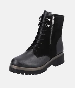 Remonte Fab Black Ankle Boots