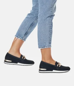 Remonte Fabulous Black Slip On Shoe