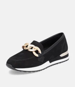 Remonte Fabulous Black Slip On Shoe