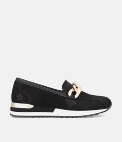 Remonte Fabulous Black Slip On Shoe