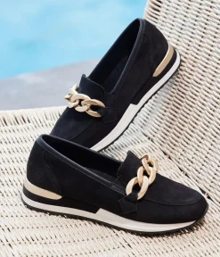 Remonte Fabulous Black Slip On Shoe