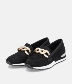 Remonte Fabulous Black Slip On Shoe