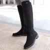 Remonte Fashionable Black Suede Knee High boots