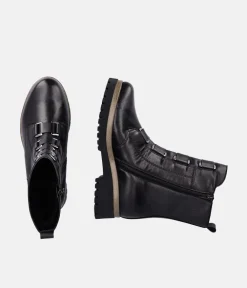 Remonte Fashionable Black Ankle Boots