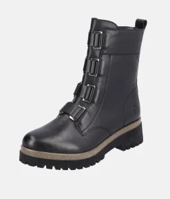 Remonte Fashionable Black Ankle Boots