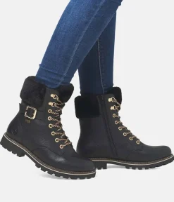 Remonte Fashionable Cosy Black Winter Boots