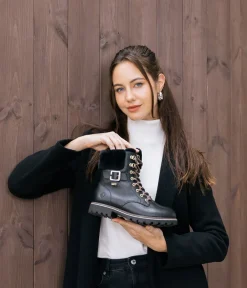 Remonte Fashionable Cosy Black Winter Boots