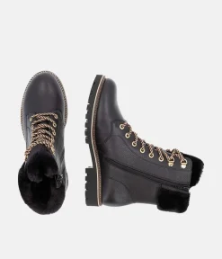 Remonte Fashionable Cosy Black Winter Boots