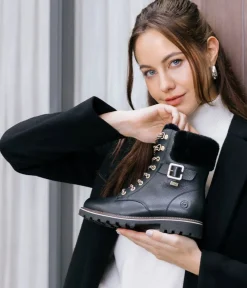 Remonte Fashionable Cosy Black Winter Boots