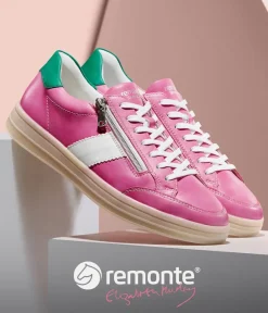Remonte Fashionable Hot Pink Combi Trainers