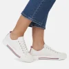 Remonte Fashionable White Lace Up Shoes