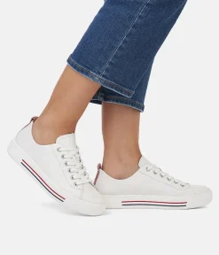 Remonte Fashionable White Lace Up Shoes