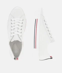 Remonte Fashionable White Lace Up Shoes