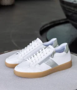 Remonte Fashionable White/Silver Combi Trainers