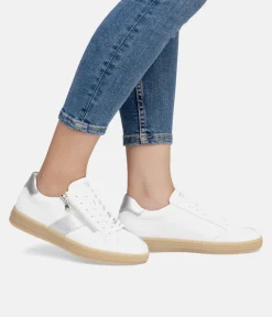 Remonte Fashionable White/Silver Combi Trainers