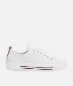 Remonte Fashionable White Lace Up Shoes