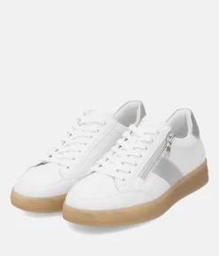 Remonte Fashionable White/Silver Combi Trainers