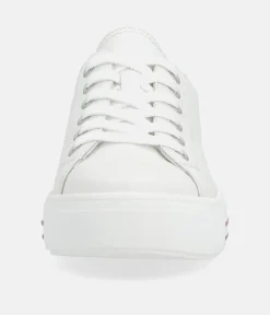 Remonte Fashionable White Lace Up Shoes