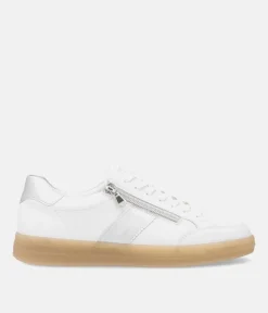 Remonte Fashionable White/Silver Combi Trainers