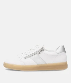 Remonte Fashionable White/Silver Combi Trainers