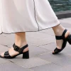 Remonte Glam Black Block Heels