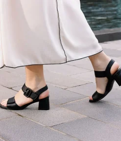 Remonte Glam Black Block Heels
