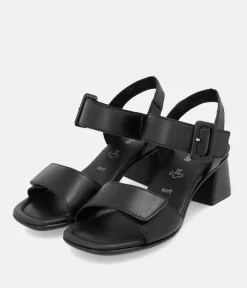 Remonte Glam Black Block Heels