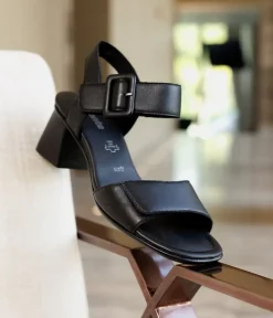 Remonte Glam Black Block Heels