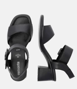 Remonte Glam Black Block Heels