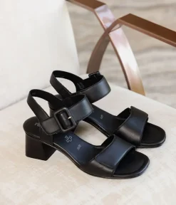 Remonte Glam Black Block Heels