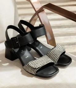 Remonte Glam Monochrome Block Heels