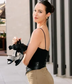 Remonte Glam Monochrome Block Heels