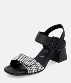 Remonte Glam Monochrome Block Heels