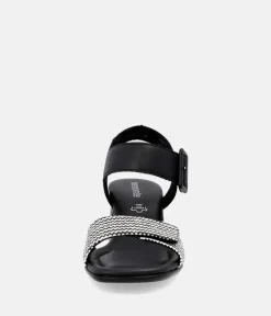 Remonte Glam Monochrome Block Heels