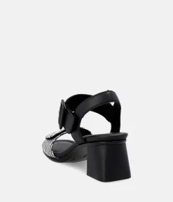 Remonte Glam Monochrome Block Heels
