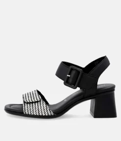 Remonte Glam Monochrome Block Heels