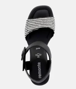 Remonte Glam Monochrome Block Heels